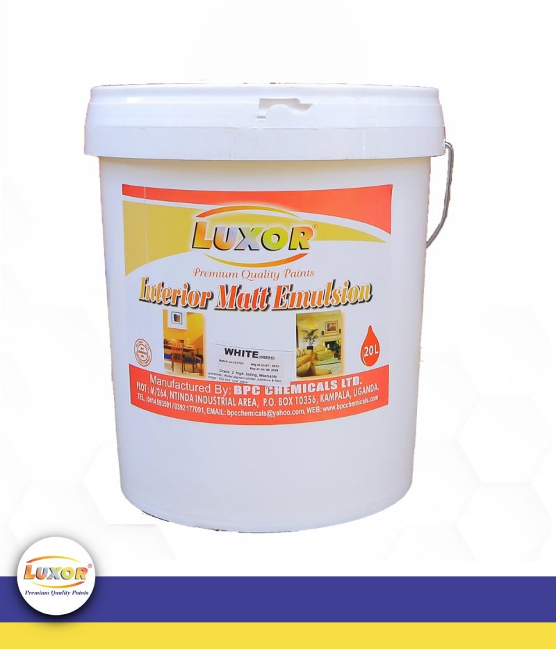 Luxor Matt Emulsion (Interior) - side top - BPC Chemicals Limited