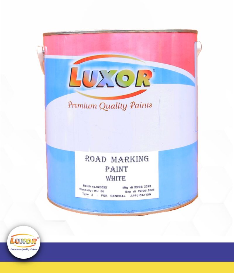Luxor Road Marking Paint (White Black) - front - BPC Chemicals Limited