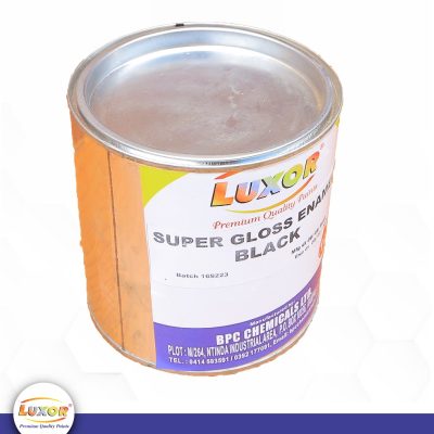 Luxor Super Gloss Enamel Black - side - BPC Chemicals Limited
