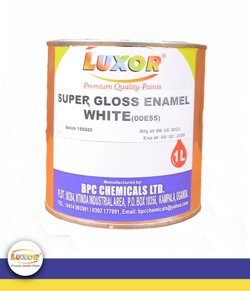 Luxor Super Gloss Enamel white - front - BPC Chemicals Limited